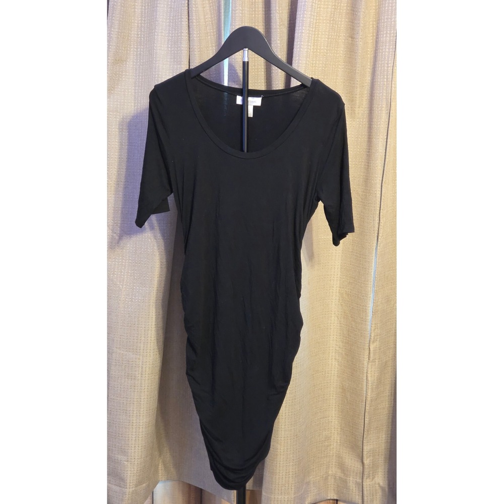 Motherhood‎ Maternity Short Sleeve Dress Women's Size Medium Black